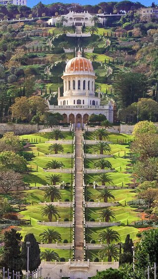 Der Schrein des Báb, Haifa, Israel Bahai-Haifa